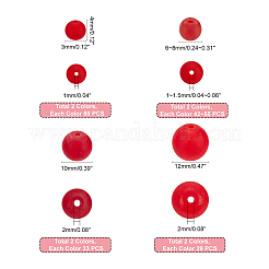 8 filo 8 fili di perle di vetro trasparenti stile&nbsp;GLAA-PH0001-65