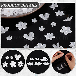 300 шт. 6 прозрачных акриловых колпачка для бусин OACR-HY0001-11