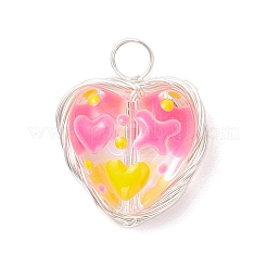 Подвески из стеклянной эмали ручной работы&nbsp;PALLOY-JF04261-02