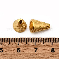 Тибетский стиль конус сплава шарик шапки&nbsp;LS-TIBE-Q044-13G-RS