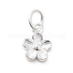 Изящные серебряные цветочные подвески STER-A048-17S