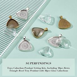 Наборы для самостоятельного изготовления треугольных подвесок DIY-FH0004-32