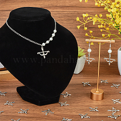 60 шт. Подвески из сплава в тибетском стиле TIBEP-SC0002-98