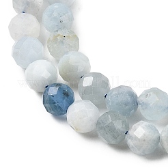 Природные Аквамарин бисер нитей G-RM250101-E13