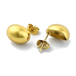 Серьги-гвоздики из нержавеющей стали 304 с ионным покрытием (IP)&nbsp;EJEW-C071-06G