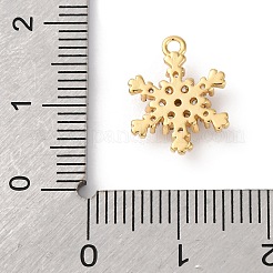 Латунные подвески из прозрачного кубического циркония KK-V016-03G