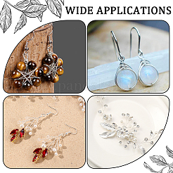 999 тонкая круглая проволока из стерлингового серебра STER-BBC0005-66C