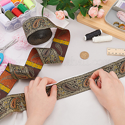 Вышивка полиэфирной лентой&nbsp;SRIB-WH0011-262