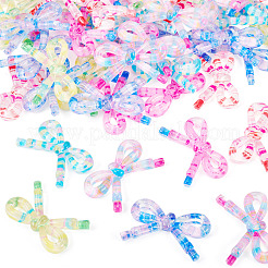 60 Stück 6 Farben Acryl-Schleifen-Cabochons&nbsp;MACR-TA0002-89