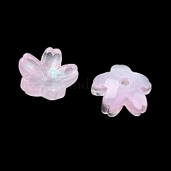 Embouts de perles de verre teints et chauffés&nbsp;GLAA-Z019-03Q