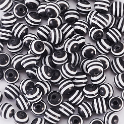 Полосатый бисера смолы RESI-TAG0001-01