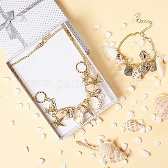 Спиральные бусины из ракушек SSHEL-PH0002-28