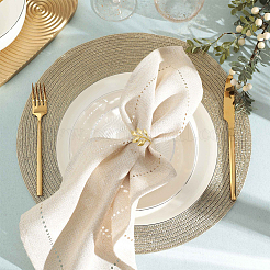 Кольца для салфеток из сплава с рождественской тематикой&nbsp;AJEW-WH20020-134B-G