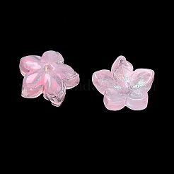 Окрашенные и нагретые стеклянные колпачки для бусин&nbsp;GLAA-Z019-02