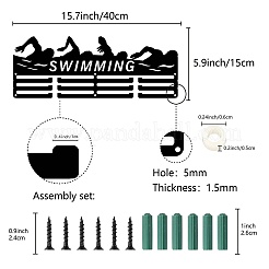 Модная железная вешалка для медалей ODIS-WH0037-405