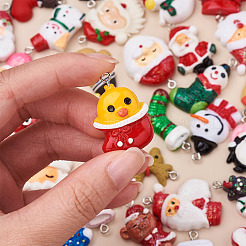 Подвески из непрозрачной смолы в стиле 39 шт. RESI-TA0001-37