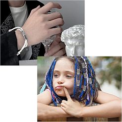 6 шт. бусины из нержавеющей стали 304&nbsp;STAS-NB0001-08AS