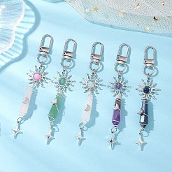 5 шт. подвеска в виде пули из натурального лазурита HJEW-JM03056