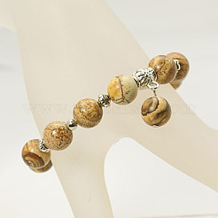 Braccialetti di perline pietra preziosa di modo&nbsp;BJEW-JB00858-07