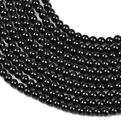 Натуральный черный шпинель нити круглый шарик&nbsp;G-A130-2mm-32A