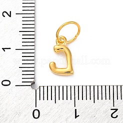 925 Sterling Silber Buchstabenanhänger mit Biegeringen&nbsp;LS-STER-R008-01G-L