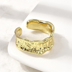 Латунные регулируемые манжеты для женщин RJEW-L130-004G