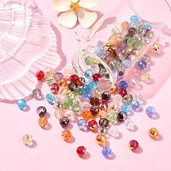 200шт 13 цвета прозрачные гальванические стеклянные бусины нити&nbsp;EGLA-CJ0001-25