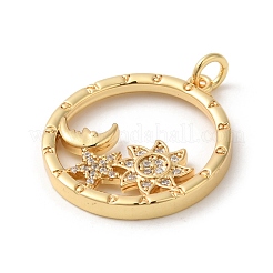 Стойки обшивки латунь микро проложить Циркон подвеску KK-A190-18G