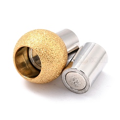 Fermoirs magnétiques en acier inoxydable 304 à placage ionique (IP) avec emembouts collées&nbsp;STAS-M290-05GP