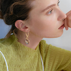 2 шт. 925 фурнитуры для сережек-русалок из стерлингового серебра STER-BC0003-08G