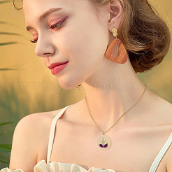 120 шт. 3 вида сушеных цветов анютиных глазок DIY-HY0001-62