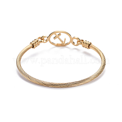 Браслеты из нержавеющей стали 304&nbsp;BJEW-L664-014G