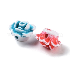 Непрозрачные акриловые бусины в стиле крафт OACR-A027-04