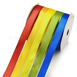 10m 5色ポリエステルリボン  ギフト包装用  ミックスカラー  3/8インチ（10mm）  2m /カラー&nbsp;OCOR-Q026-03A
