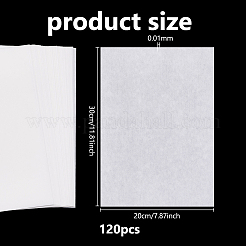 Rechteckiges Bügelpapier für selbstgemachte Bügelperlen&nbsp;DIY-WH0622-489C
