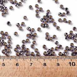TOHOラウンドシードビーズ  日本製シードビーズ  （pf568)パーマフィニッシュライトアメジストメタリック  8/0  3mm  穴：1mm  約222個/10g&nbsp;X-SEED-TR08-PF0568