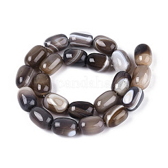 Природный агат бисер нитей G-N356-02A-02