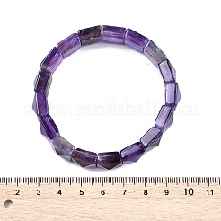 Натуральные аметистовые бусины эластичные браслеты для женщин и мужчин BJEW-C097-06Z