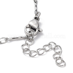Bracelets à maillons texturés en acier inoxydable 304 anti-ternissement&nbsp;BJEW-K226-05P