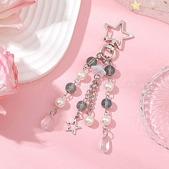 4 шт. подвеска в виде медузы из акрила и АБС-пластика&nbsp;KEYC-SP0001-32A