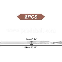 8 шт. инструмент для создания текстуры из перьевой проволоки из нержавеющей стали для глиняной скульптуры DIY-UN0003-25