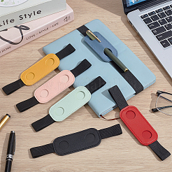 6 шт. 6-цветный чехол для ручки из искусственной кожи&nbsp;AJEW-PH0006-85