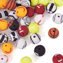 Бусины из полимерной глины ручной работы 8 шарик&nbsp;CLAY-TA0001-84B