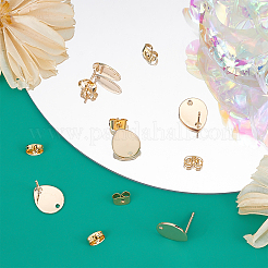 20 шт. латунные серьги-гвоздики&nbsp;FIND-BBC0001-25