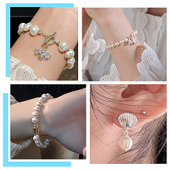 1 нить натурального культивированного пресноводного жемчуга класса АА PEAR-BBC0001-15