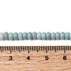 Треснувшая непрозрачная нить стеклянных бусин&nbsp;GLAA-D306-A07