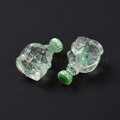 Муляж бутылки из прозрачной смолы кабошон&nbsp;LS-RESI-E025-04B