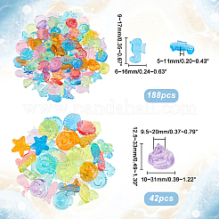 Игрушка для дайвинга в бассейне с драгоценными камнями из смолы ahademaker AJEW-GA0001-99