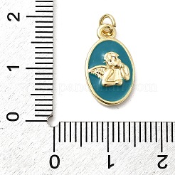 Латунь эмаль подвески KK-P338-10G-02