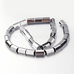 Electroplate non magnetici ematite sintetico fili di perline&nbsp;G-F300-38B-01